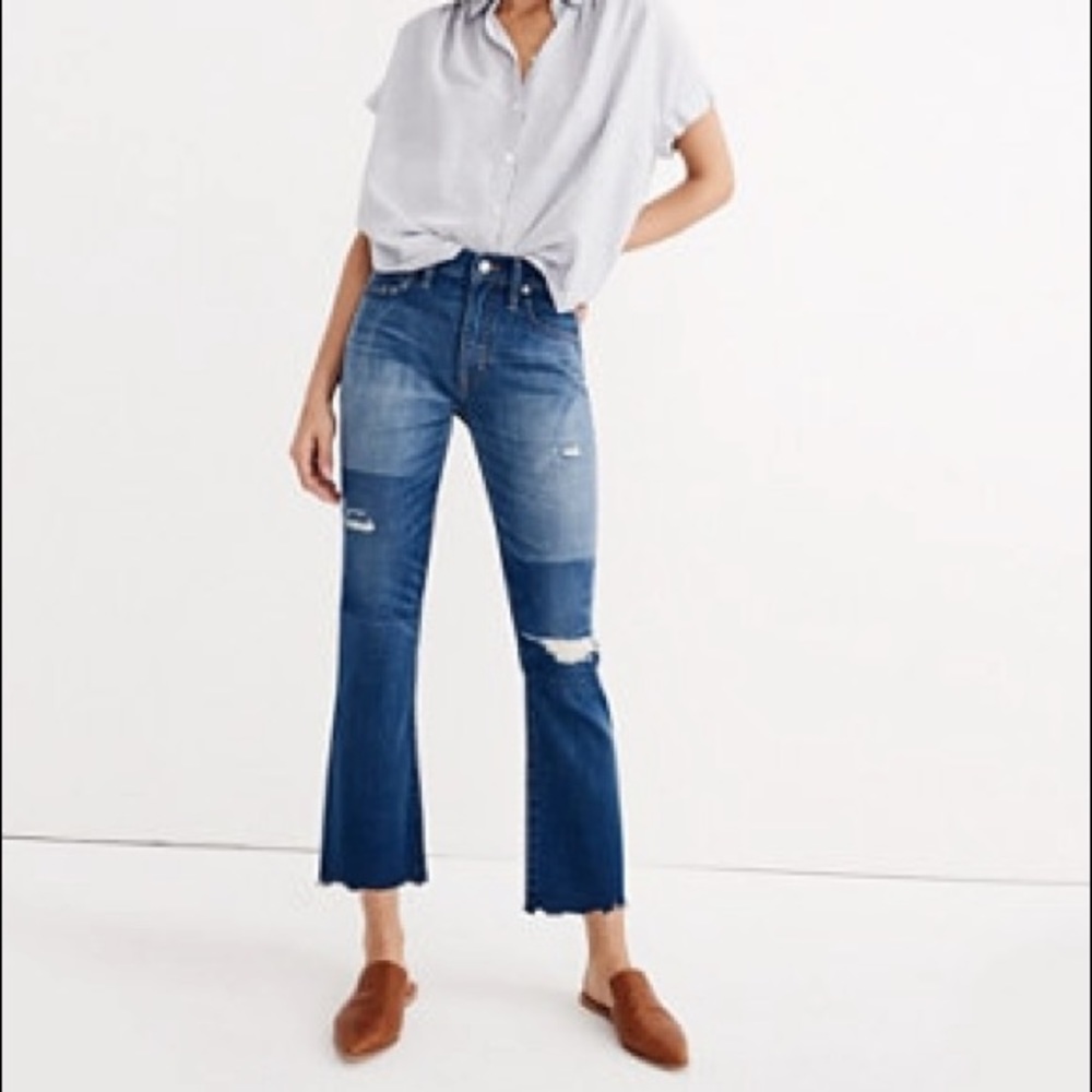 Madewell Cali Demi-Boot Jeans: Unpatched Edition